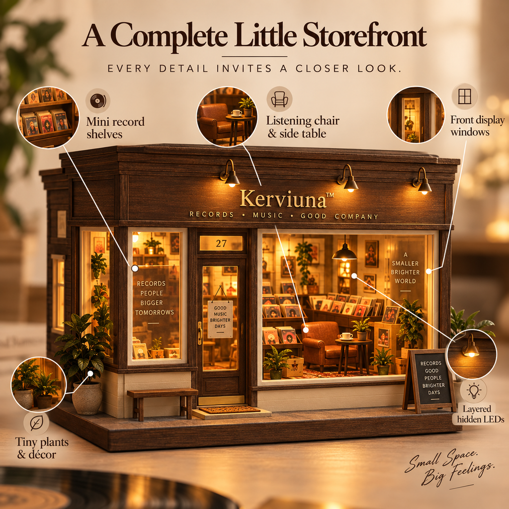 Kerviuna™ Afterhours Record Shop Light