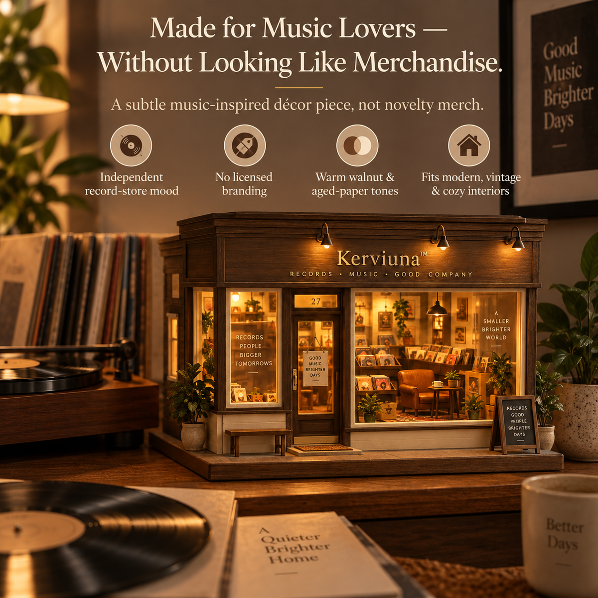 Kerviuna™ Afterhours Record Shop Light