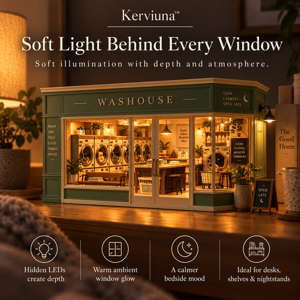 Kerviuna™ Midnight Washhouse Light