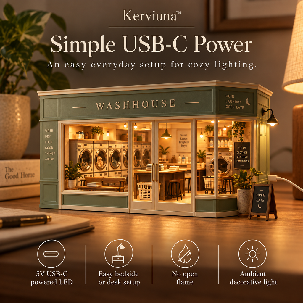 Kerviuna™ Midnight Washhouse Light