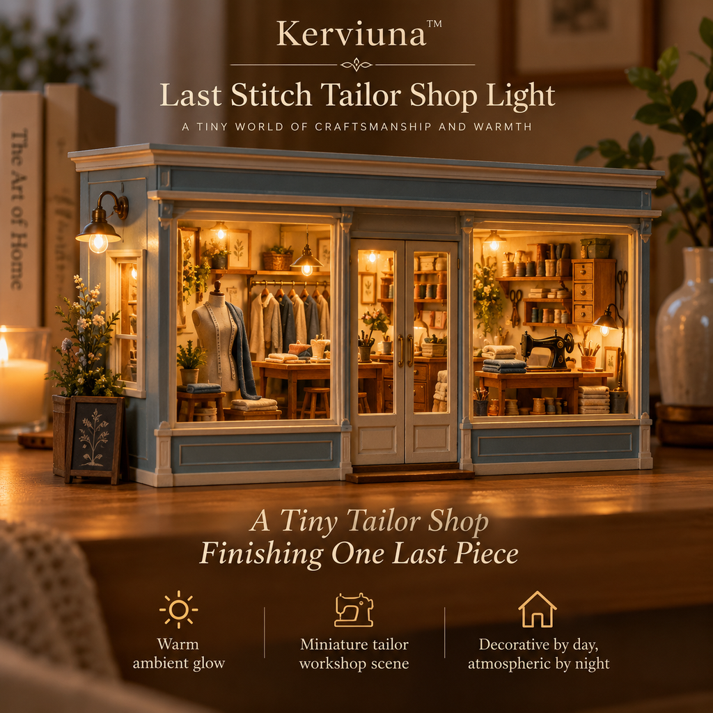 Kerviuna™ Last Stitch Tailor Shop Light