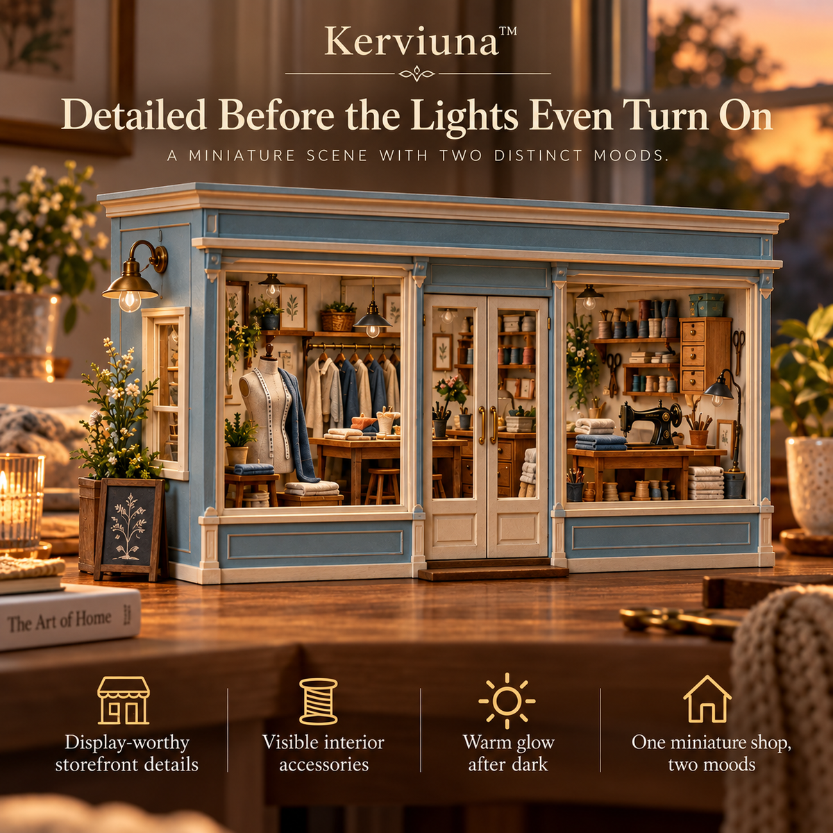 Kerviuna™ Last Stitch Tailor Shop Light