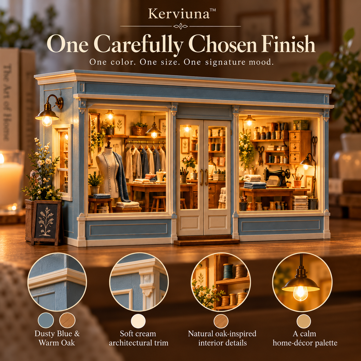 Kerviuna™ Last Stitch Tailor Shop Light