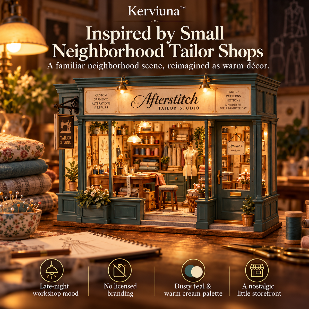 Kerviuna™ Afterstitch Tailor Studio Light