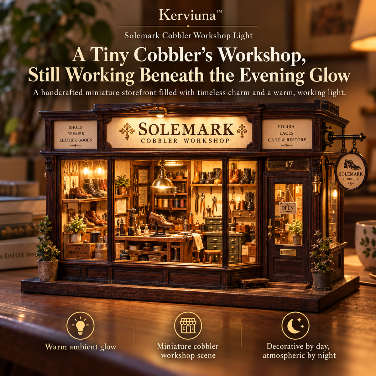 Kerviuna™ Solemark Cobbler Workshop Light