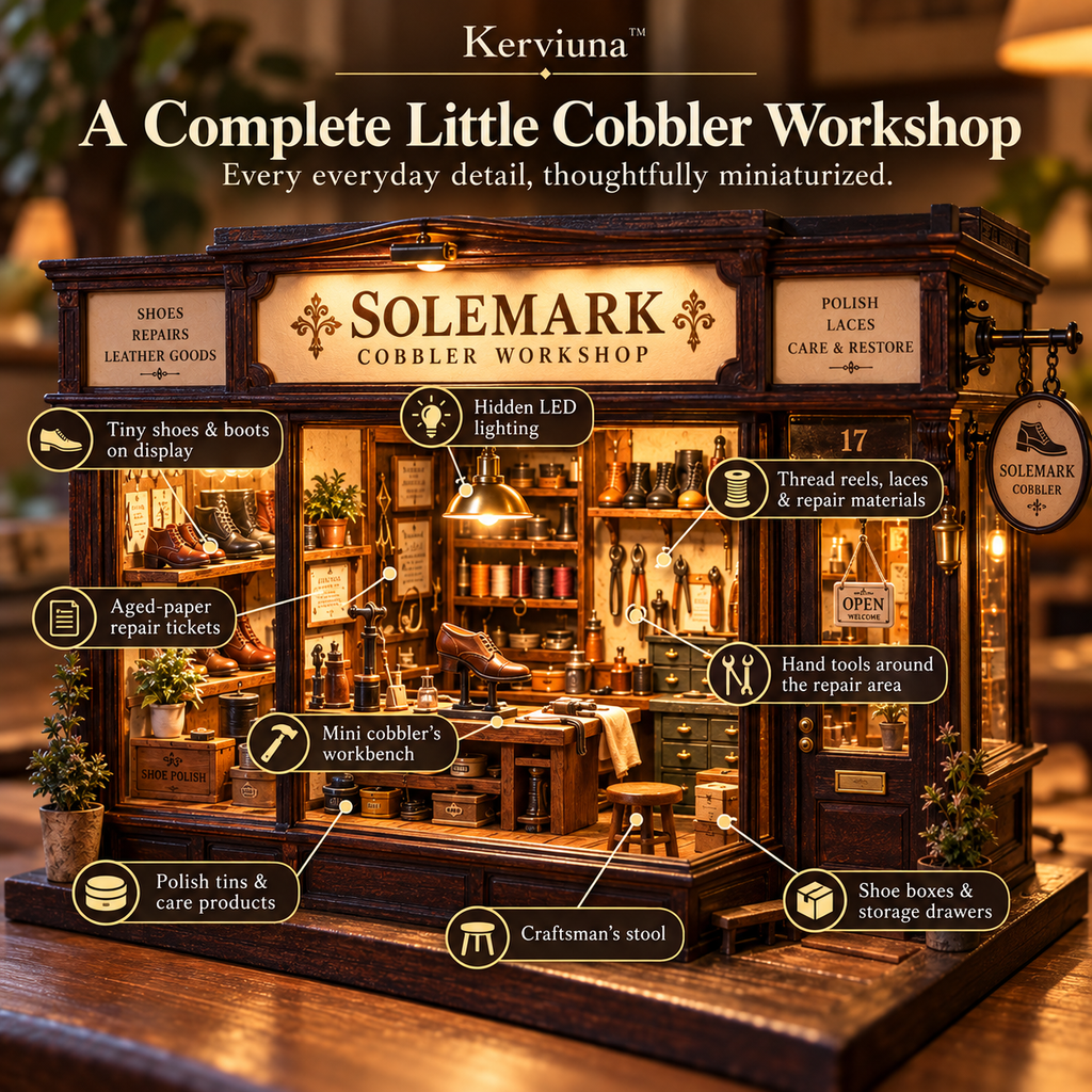 Kerviuna™ Solemark Cobbler Workshop Light