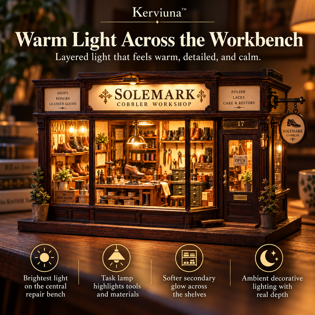 Kerviuna™ Solemark Cobbler Workshop Light