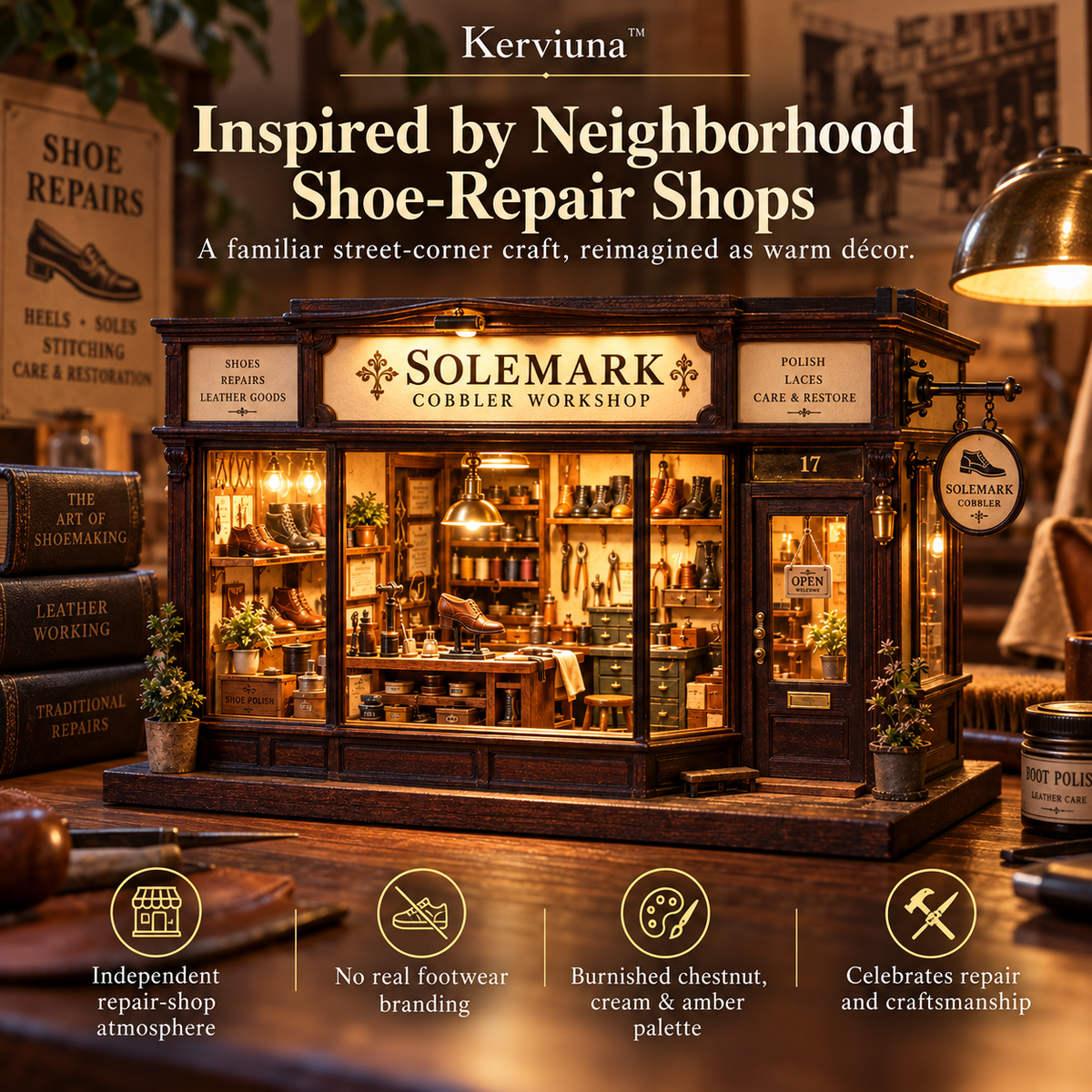 Kerviuna™ Solemark Cobbler Workshop Light