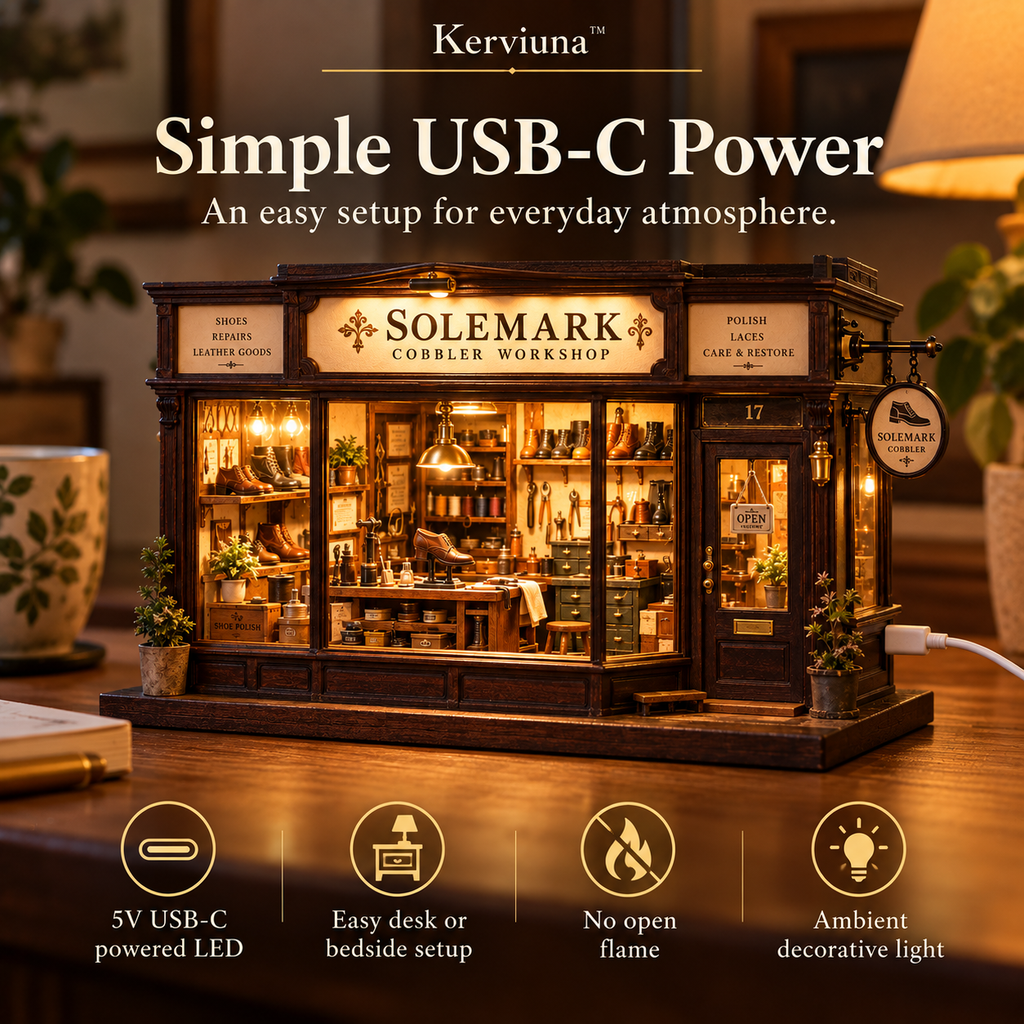 Kerviuna™ Solemark Cobbler Workshop Light