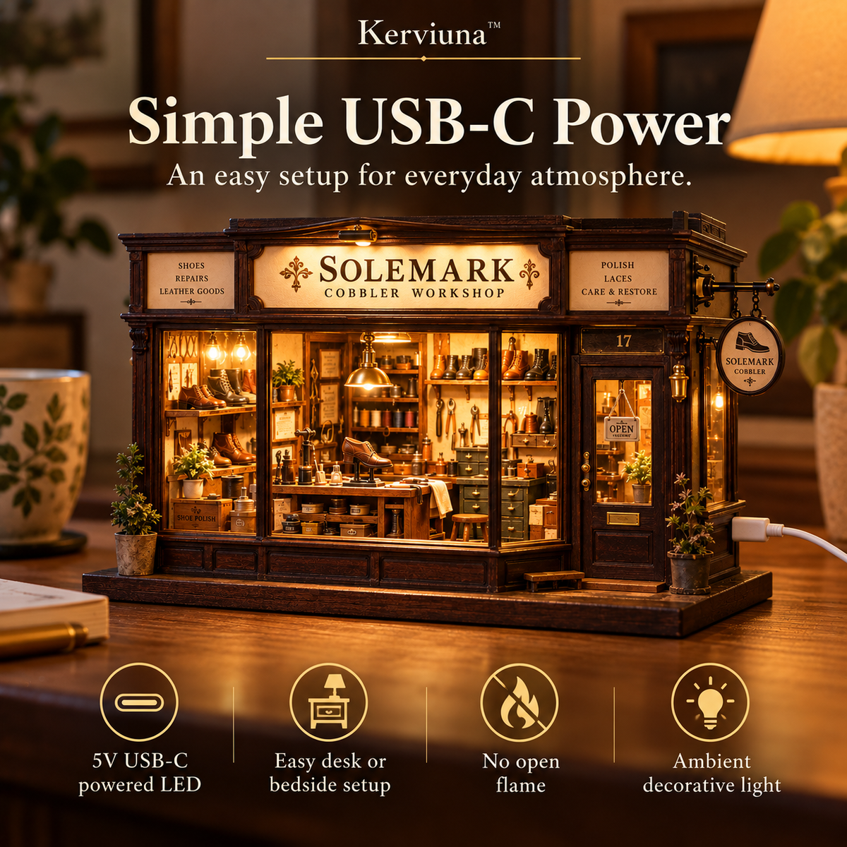 Kerviuna™ Solemark Cobbler Workshop Light