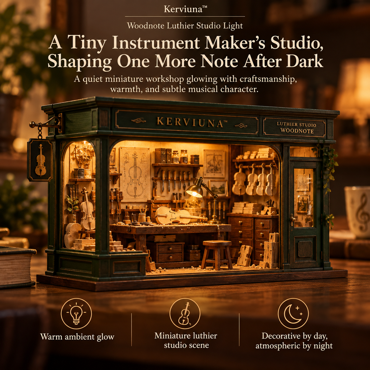 Kerviuna™ Woodnote Luthier Studio Light