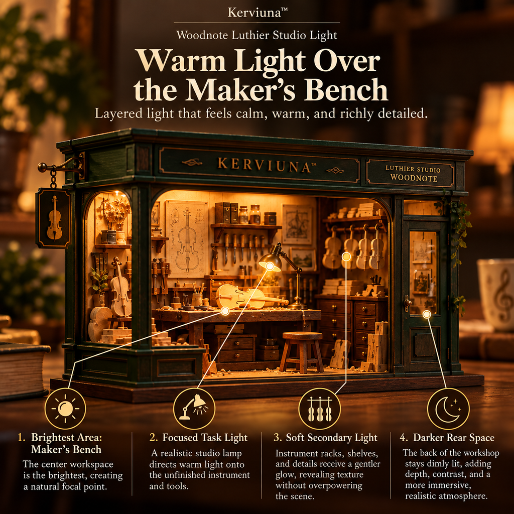Kerviuna™ Woodnote Luthier Studio Light