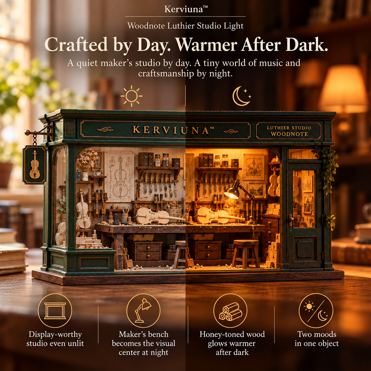 Kerviuna™ Woodnote Luthier Studio Light