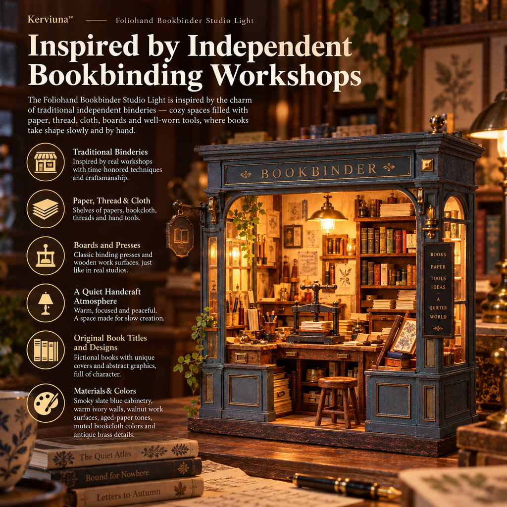 Kerviuna™ Foliohand Bookbinder Studio Light