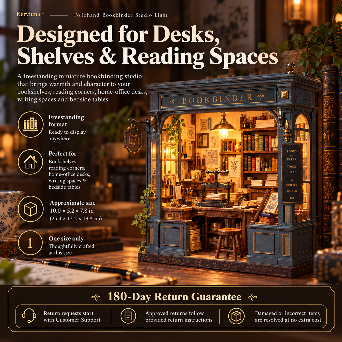 Kerviuna™ Foliohand Bookbinder Studio Light