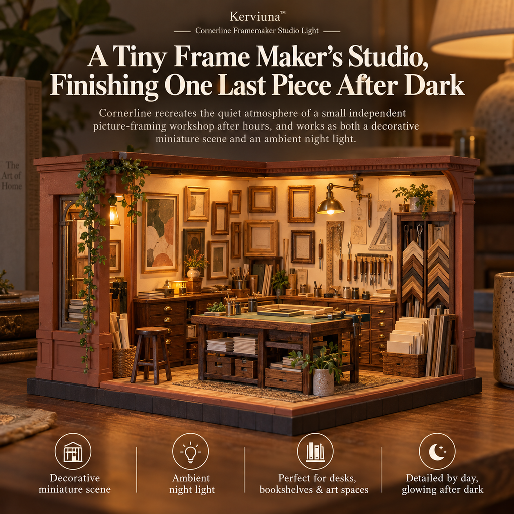 Kerviuna™ Cornerline Framemaker Studio Light