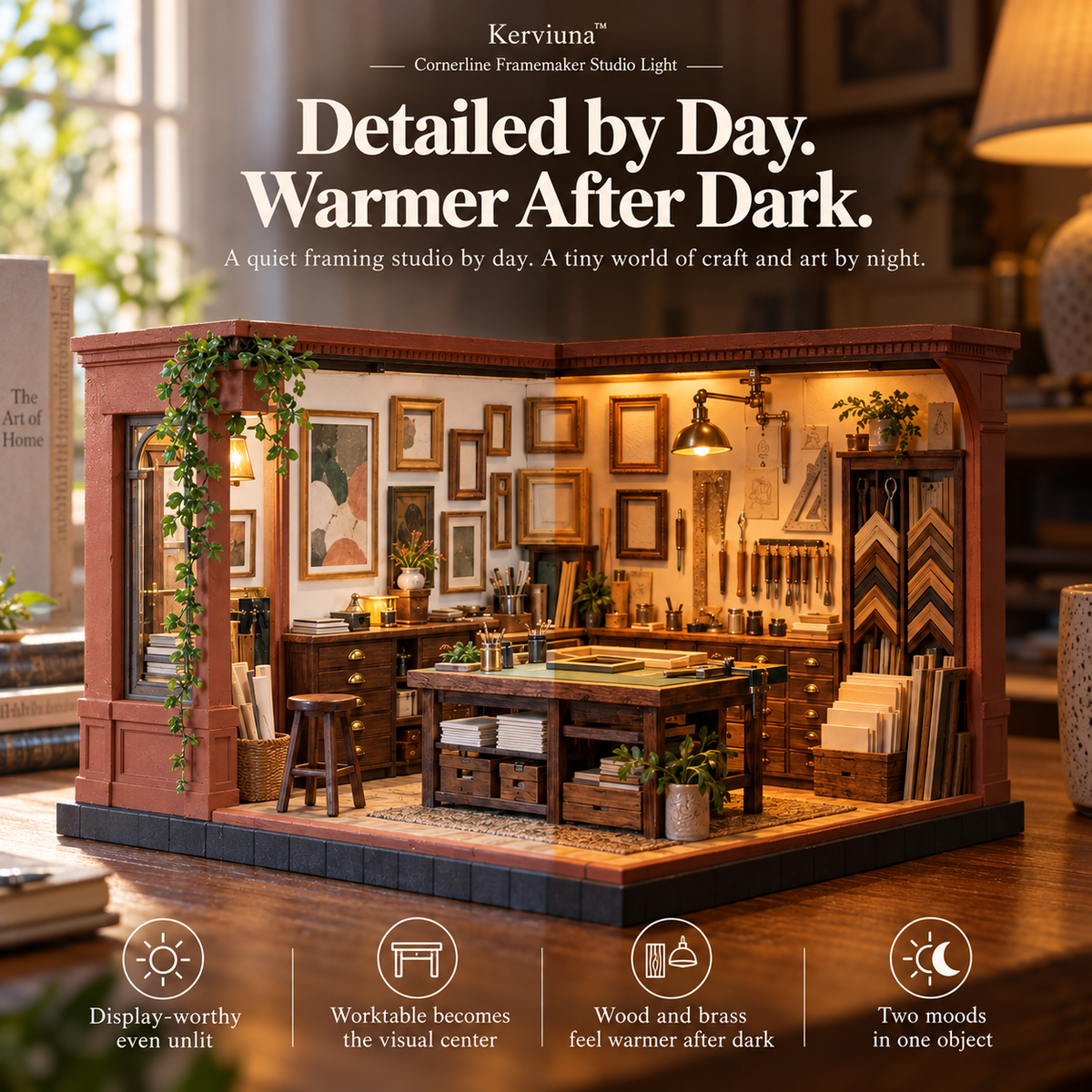 Kerviuna™ Cornerline Framemaker Studio Light