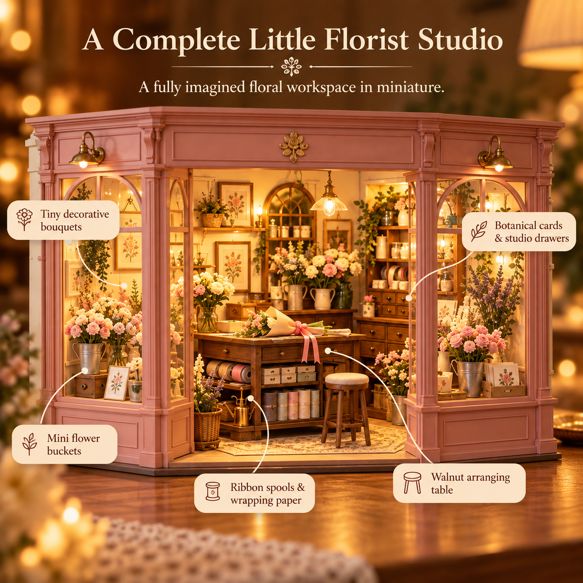 Kerviuna™ Petalmere Florist Studio Light