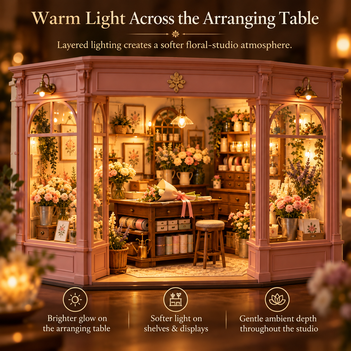 Kerviuna™ Petalmere Florist Studio Light