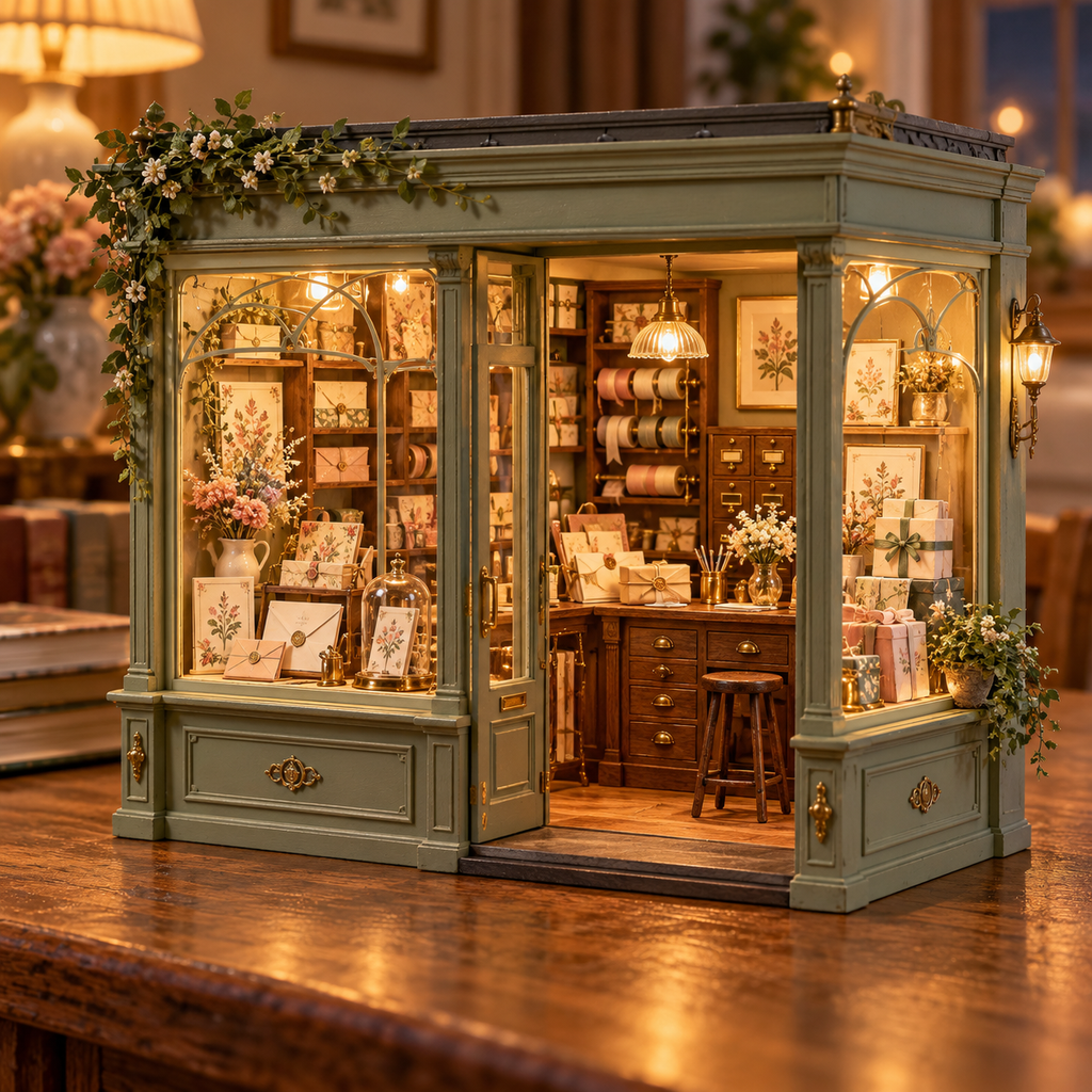 Kerviuna™ Paperlane Letter & Stationery Shop Light