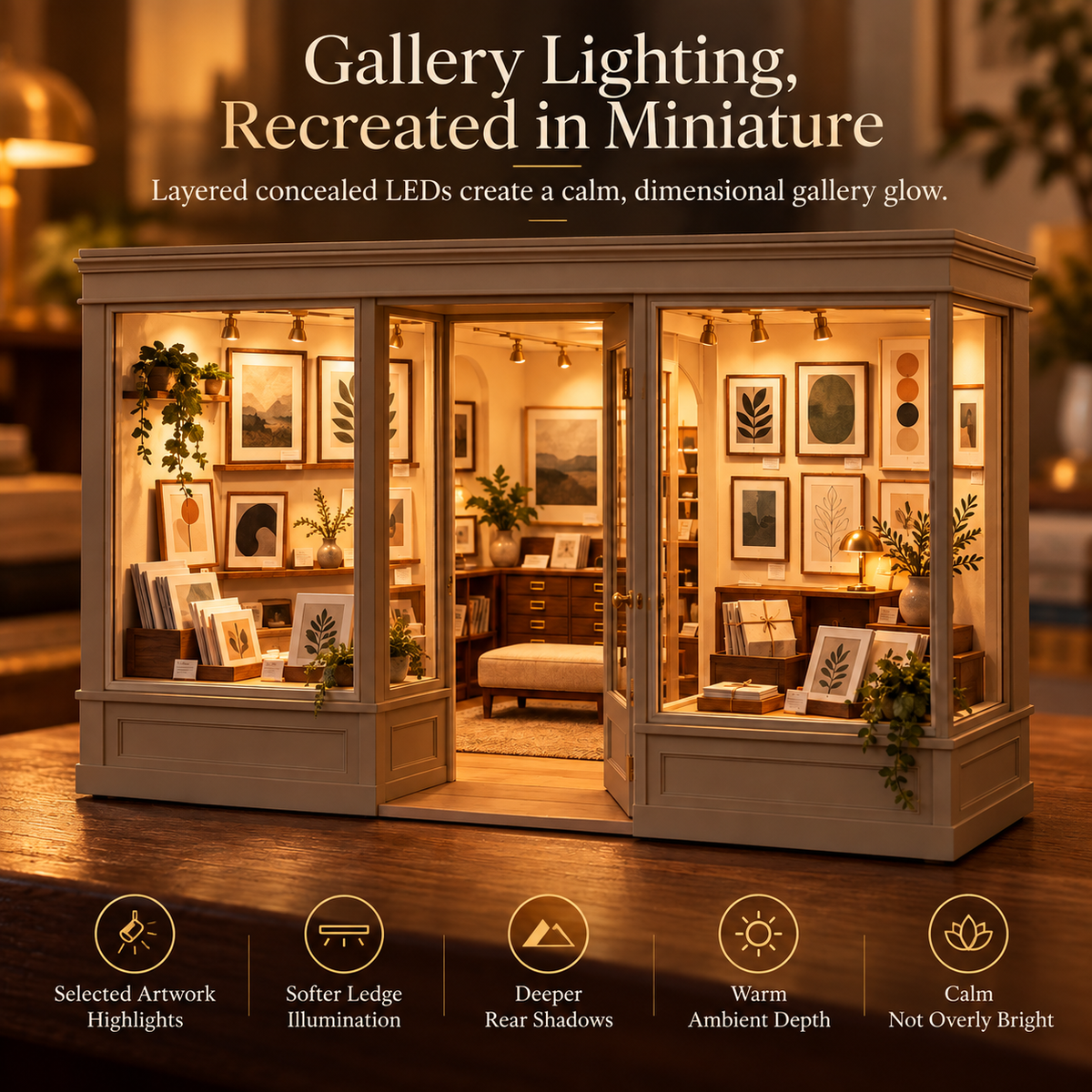 Kerviuna™ Arthaven Print Gallery Light